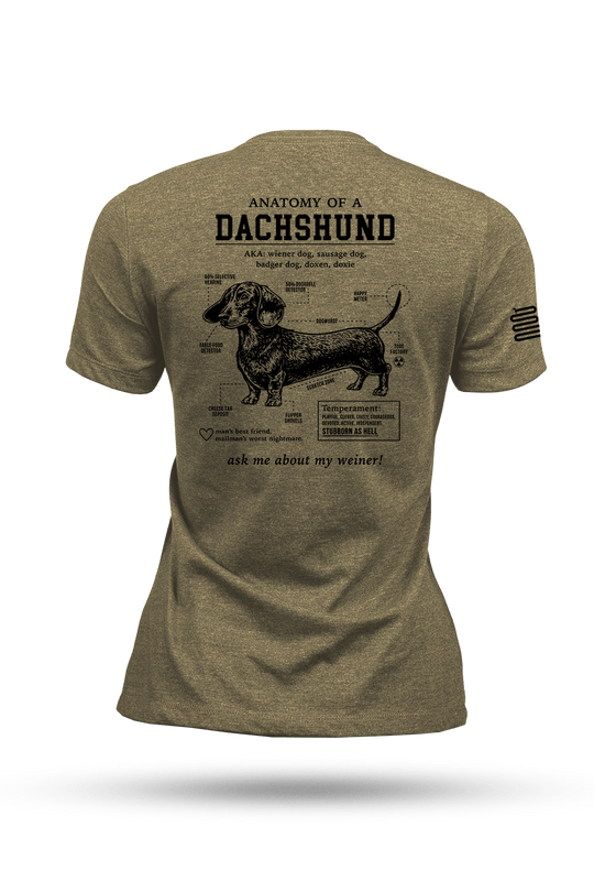 Dachshund Schematic - Women's T-Shirt