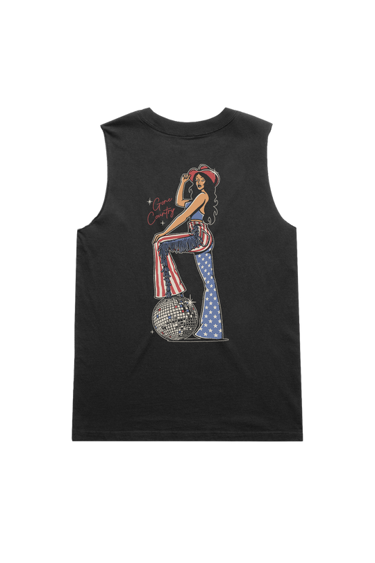 Disco Cowgirl - Women's Muscle Tank Top