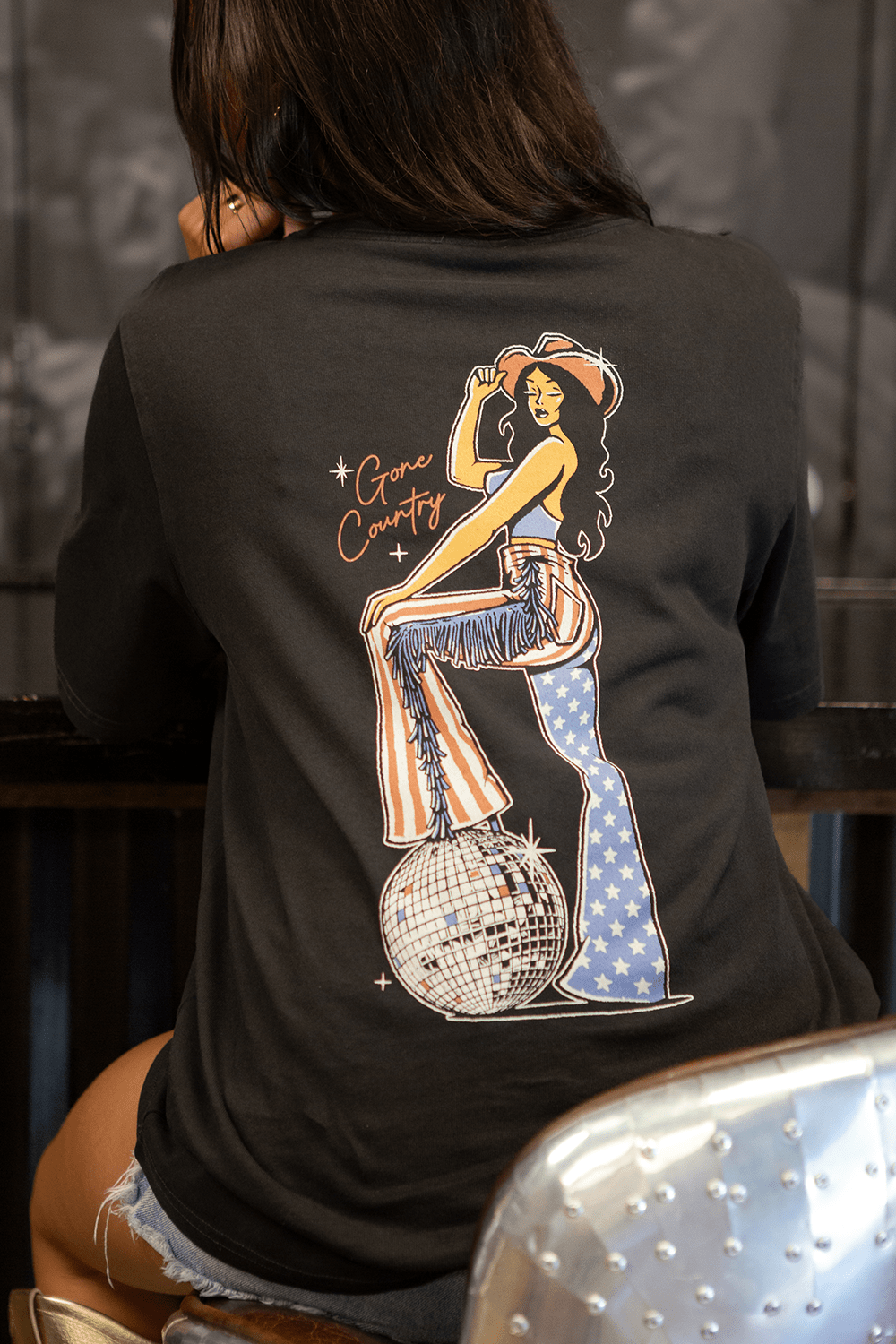 Disco Cowgirl - Women's T-Shirt