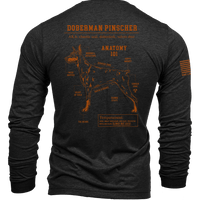 Doberman Schematic - Long-Sleeve Shirt