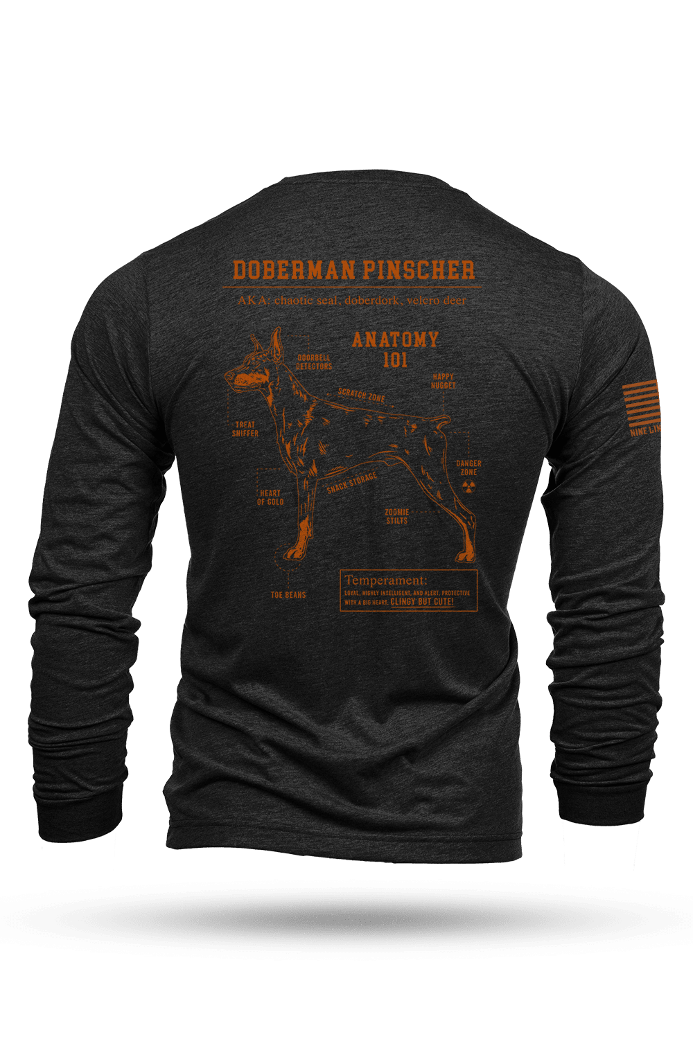 Doberman Schematic - Long-Sleeve Shirt