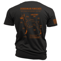 Doberman Schematic - T-Shirt