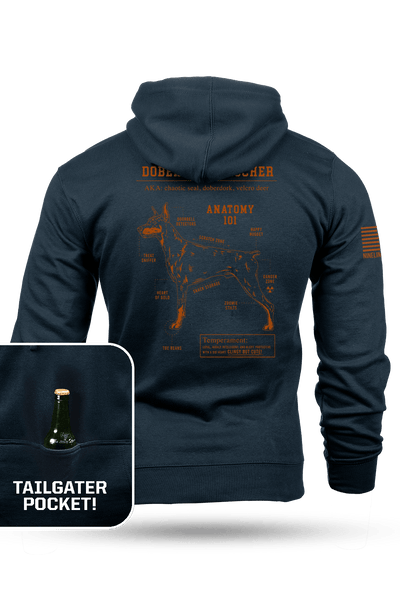 Doberman Schematic - Tailgater Hoodie