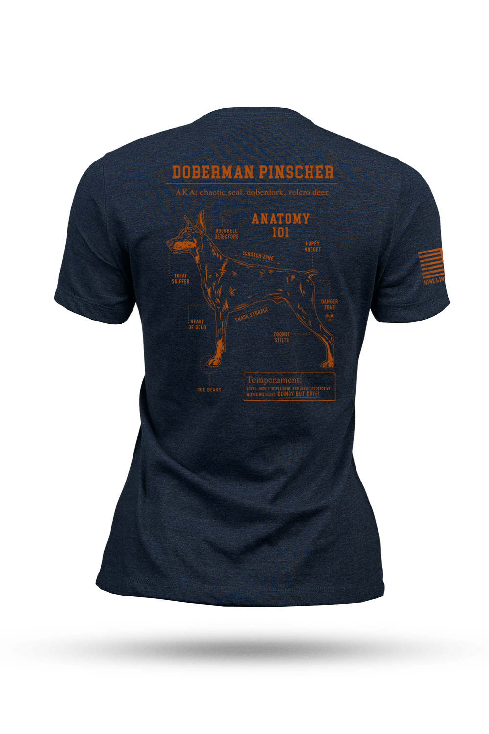 Doberman Schematic - Women's T-Shirt