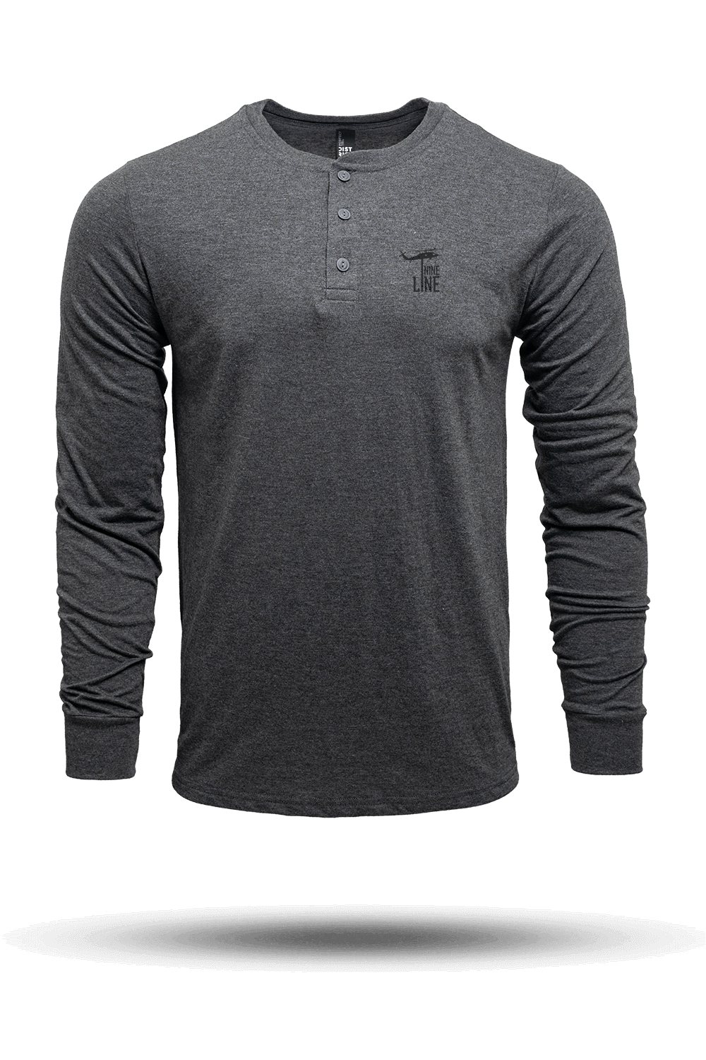 Dropline Logo - Long Sleeve Henley
