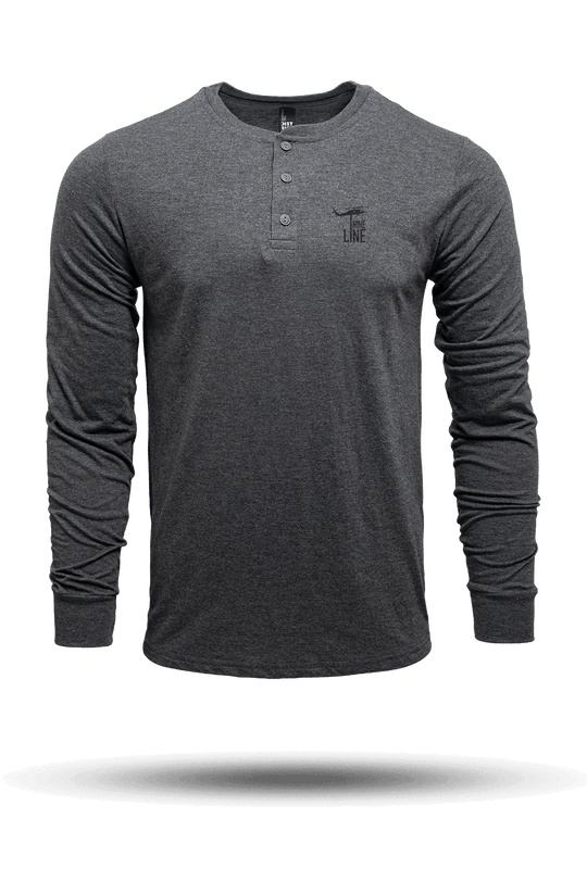 Dropline Logo - Long Sleeve Henley