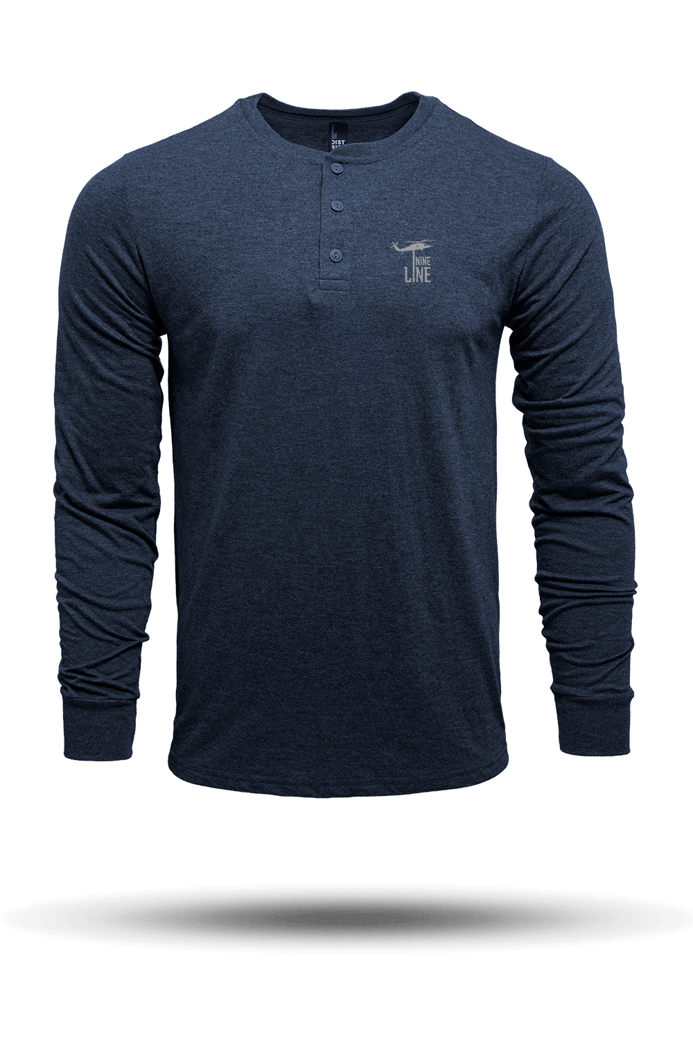 Dropline Logo - Long Sleeve Henley