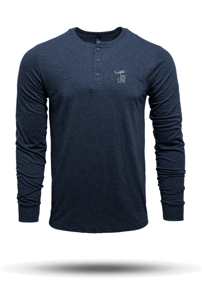 Dropline Logo - Long Sleeve Henley