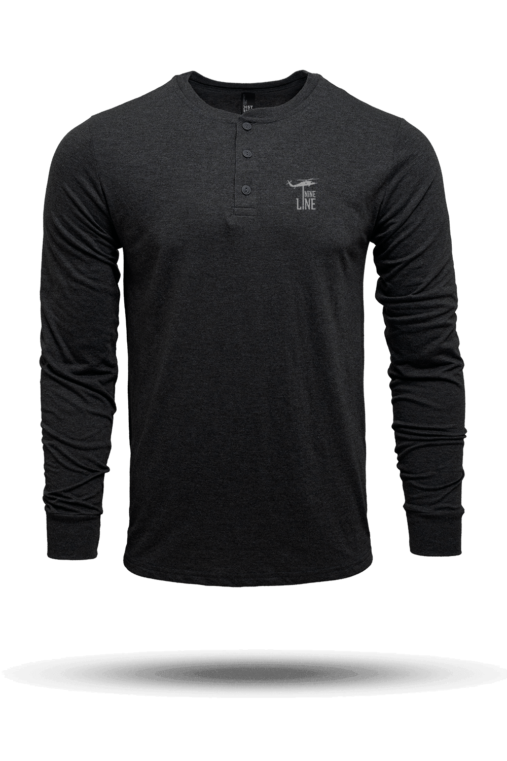 Dropline Logo - Long Sleeve Henley