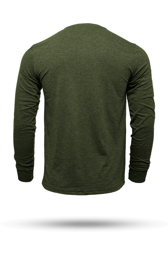 Dropline Logo - Long Sleeve Henley