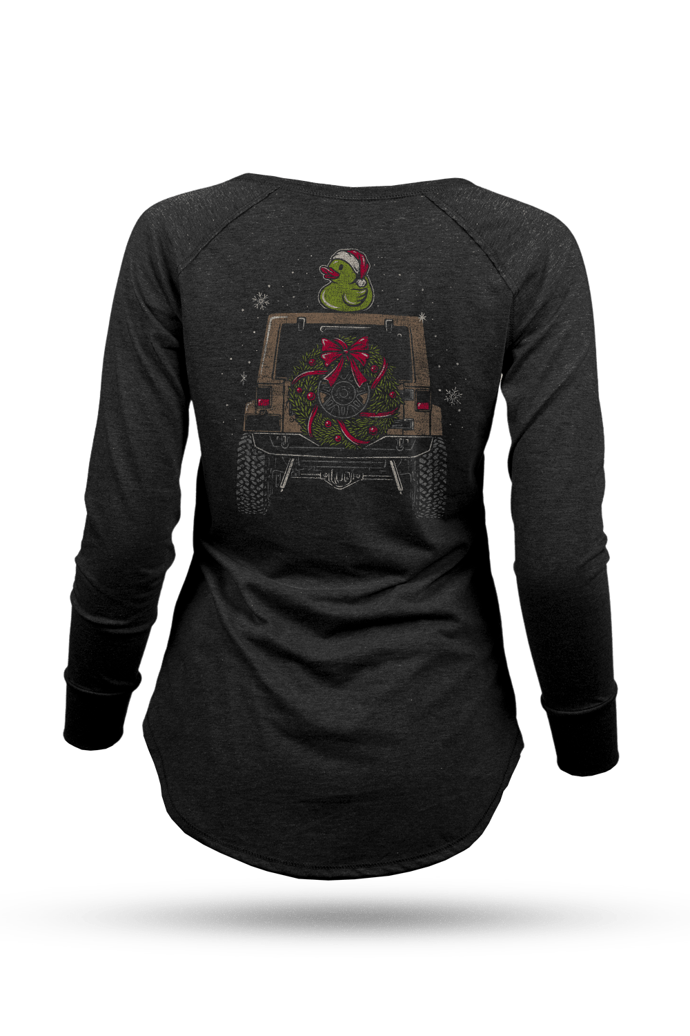 Duck Wreath - Women's Long - Sleeve Shirt