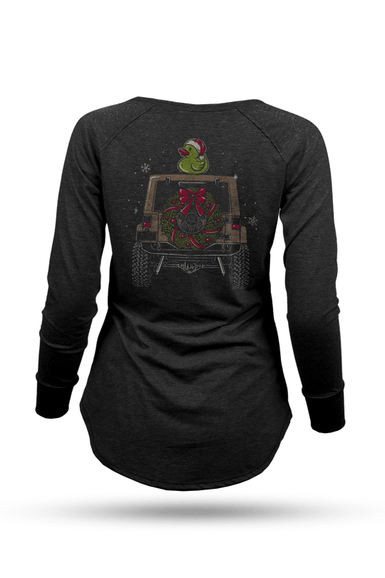 Duck Wreath - Women's Long - Sleeve Shirt