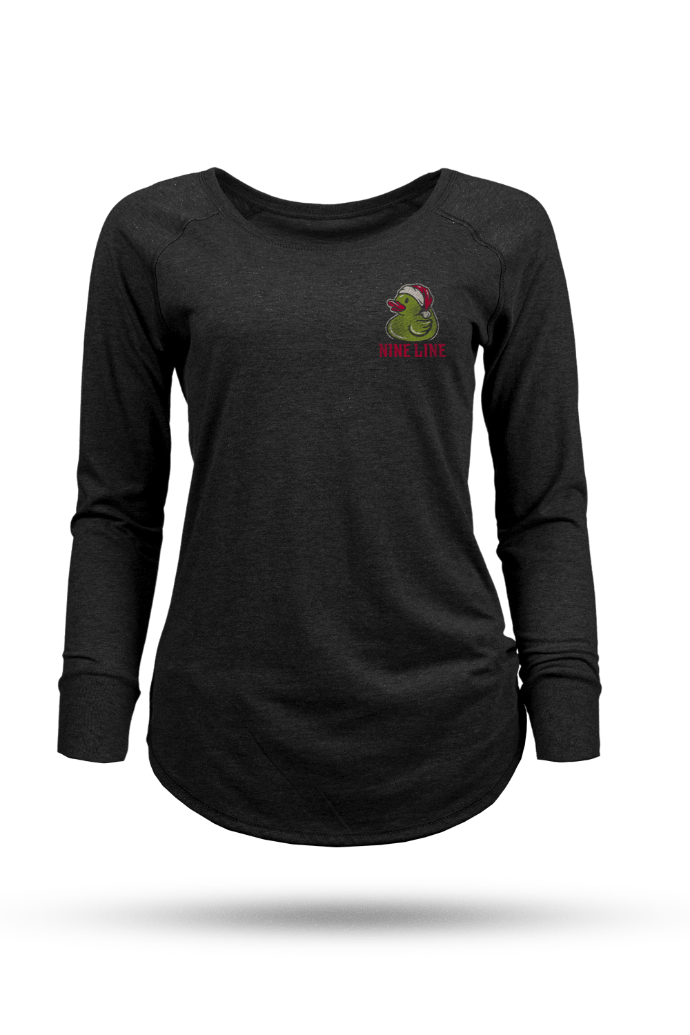 Duck Wreath - Women's Long - Sleeve Shirt