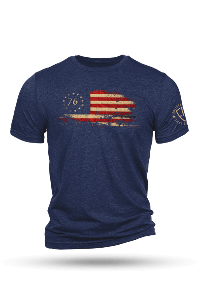 Enlisted 9 - Tri-Blend T-Shirt - 76' Flag