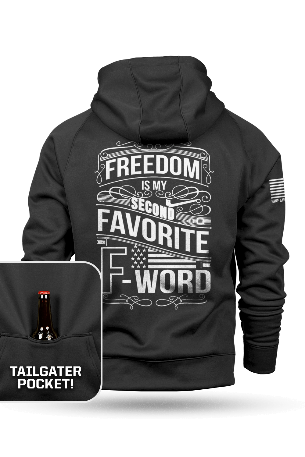 F WORD - Raglan Tailgater Hoodie