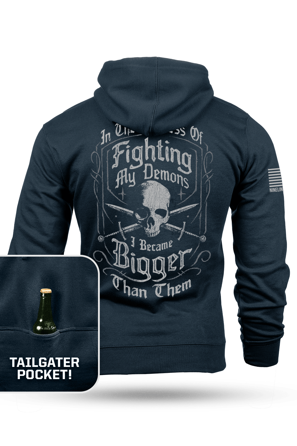 Fighting Demons - Tailgater Hoodie