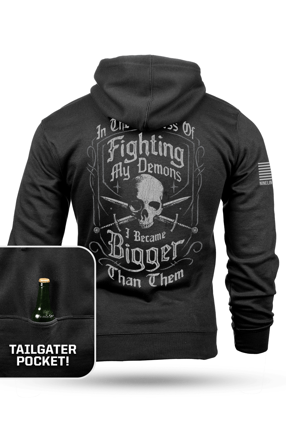 Fighting Demons - Tailgater Hoodie