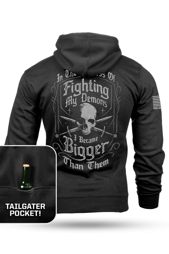 Fighting Demons - Tailgater Hoodie