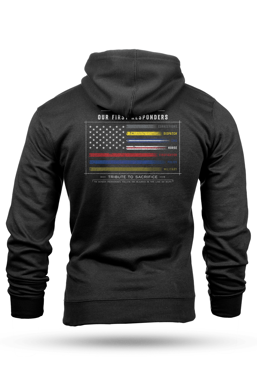 First Responders Flag - Hoodie