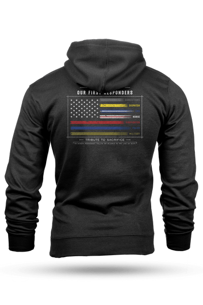 First Responders Flag - Hoodie
