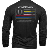 First Responders Flag - Long-Sleeve Shirt