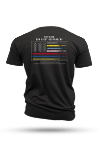 First Responders Flag - T-Shirt