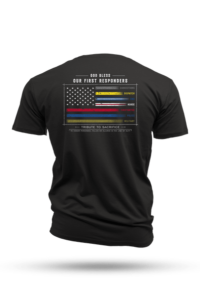 First Responders Flag - T-Shirt