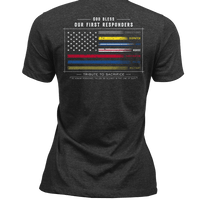 First Responders Flag - Women's T-Shirt