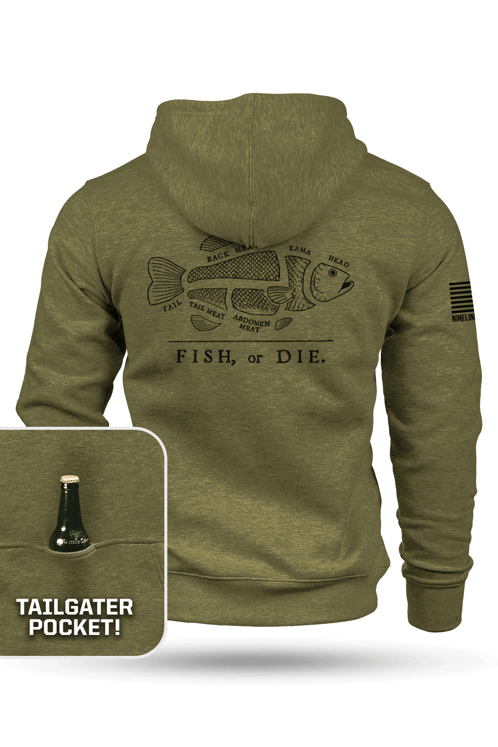 Fish or Die - Tailgater Hoodie