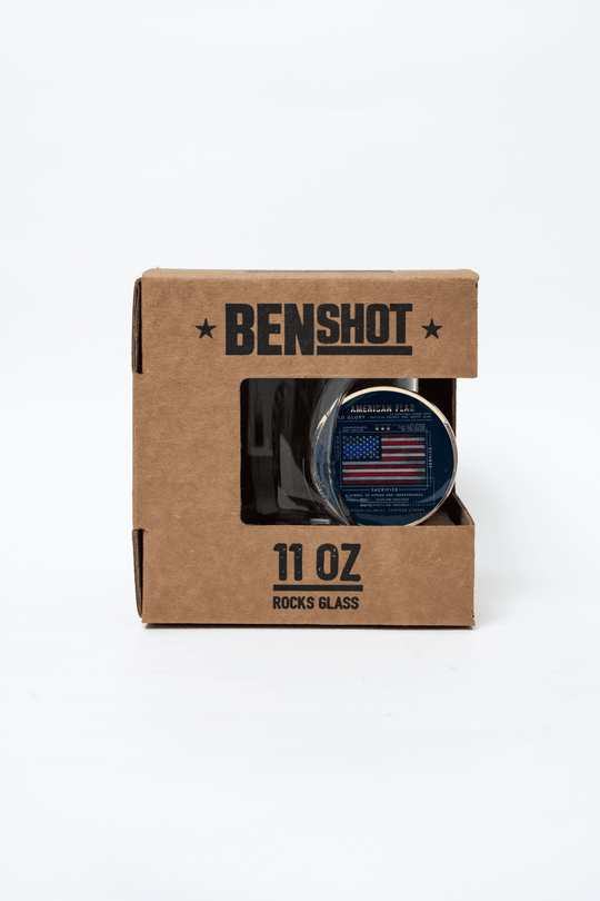 Flag Schematic Challenge Coin Whiskey Glass