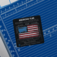 Flag Schematic - Sticker