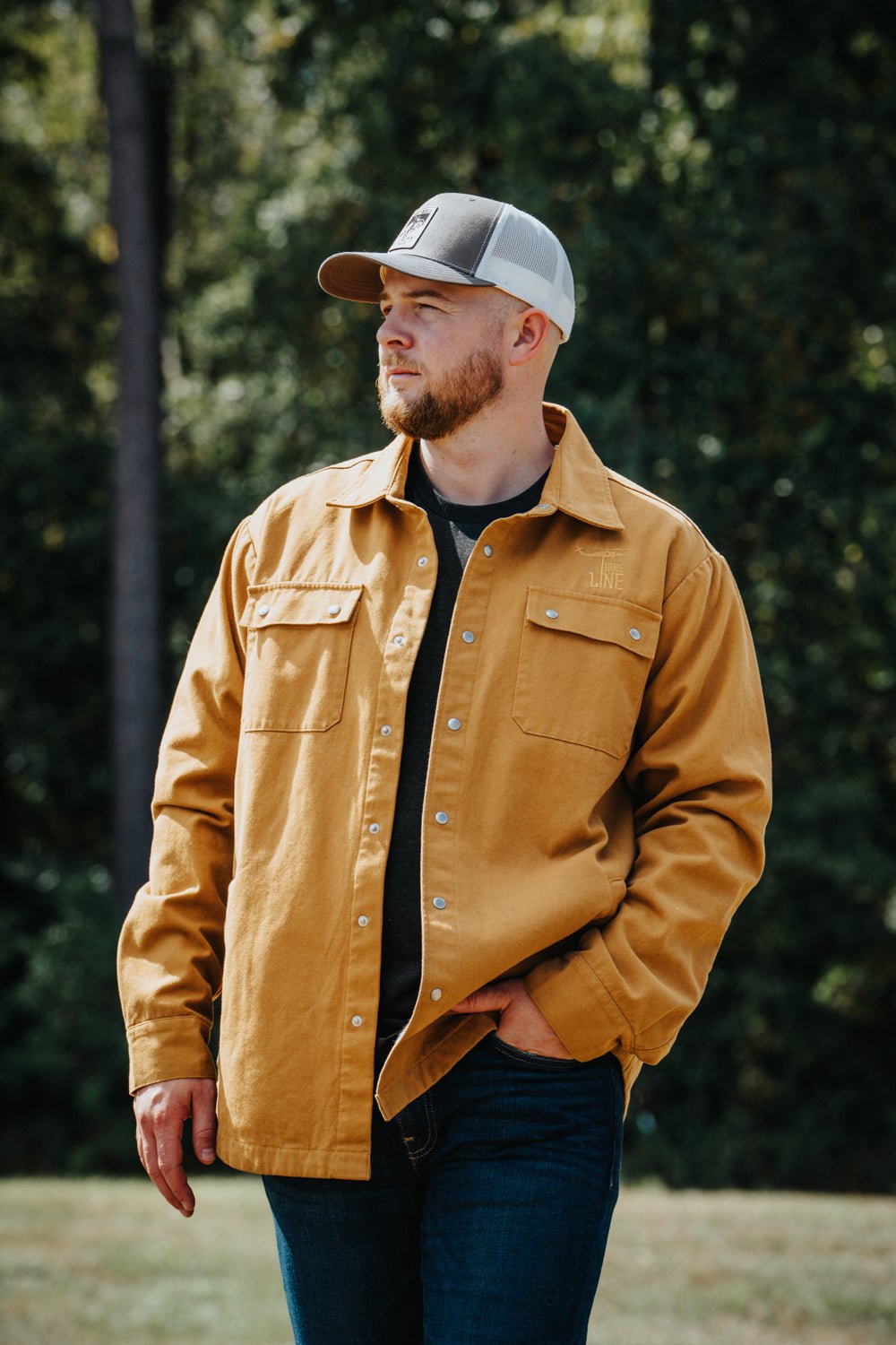Flannel Lined Canvas Concealed Carry Jacket