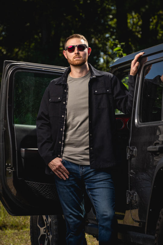 Flannel Lined Canvas Concealed Carry Jacket