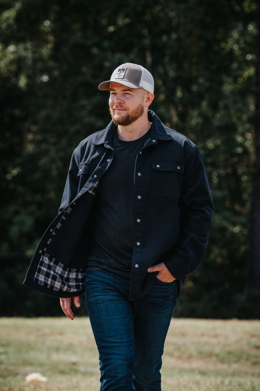 Flannel Lined Canvas Concealed Carry Jacket