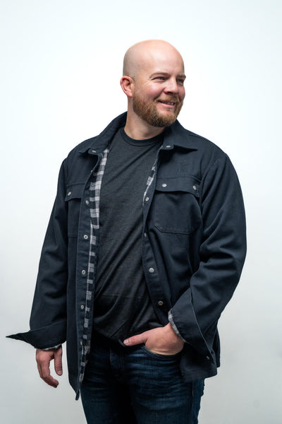 Flannel Lined Canvas Concealed Carry Jacket