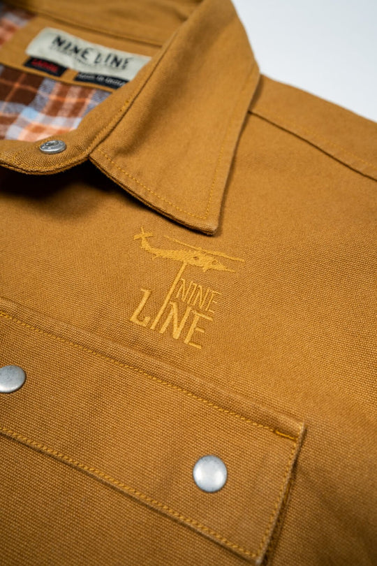 Flannel Lined Canvas Concealed Carry Jacket