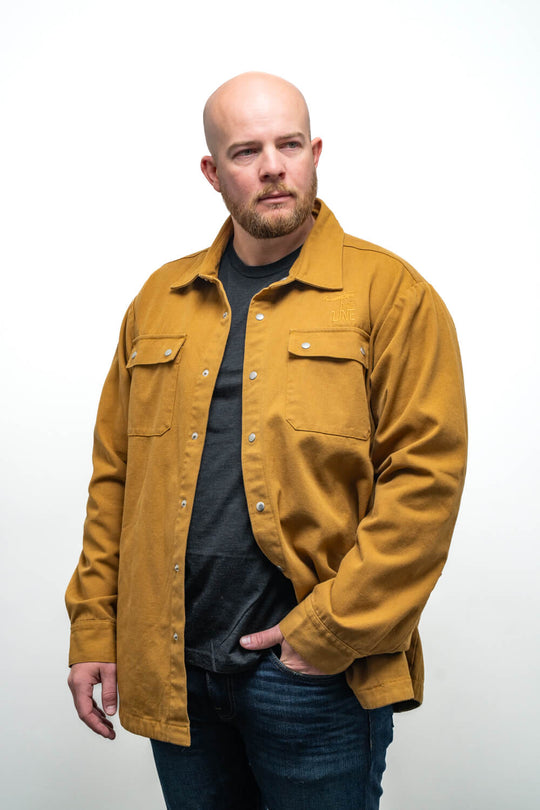 Flannel Lined Canvas Concealed Carry Jacket