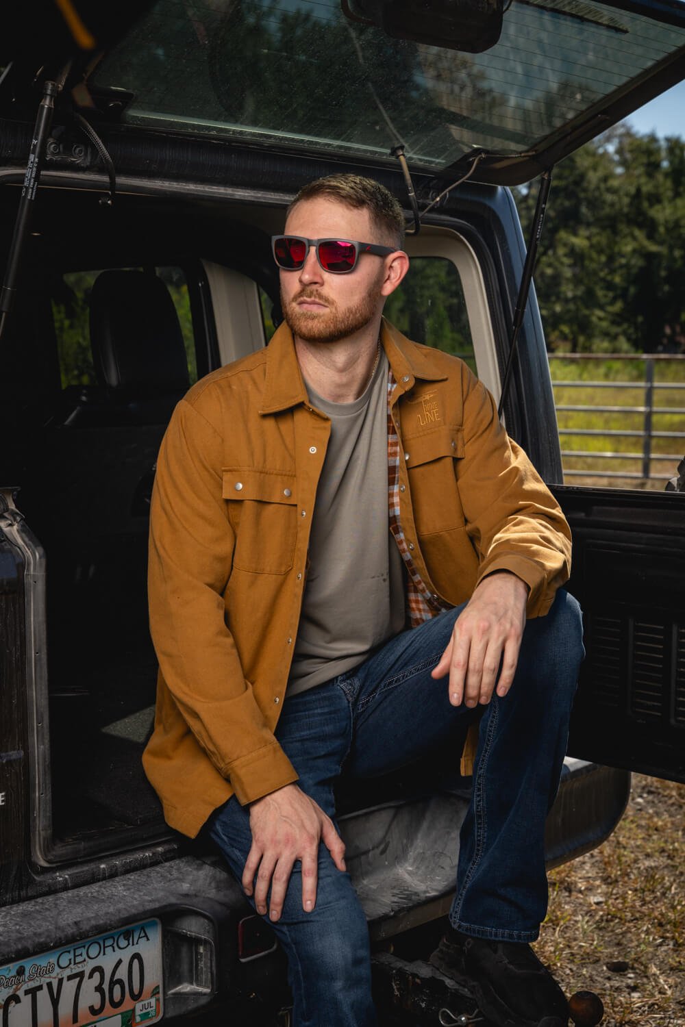 Flannel Lined Canvas Concealed Carry Jacket