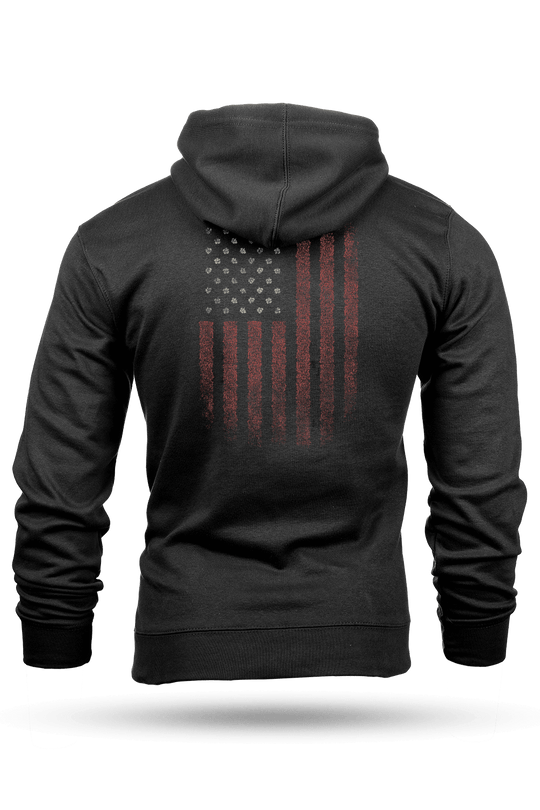 Floral Pattern Flag - Hoodie