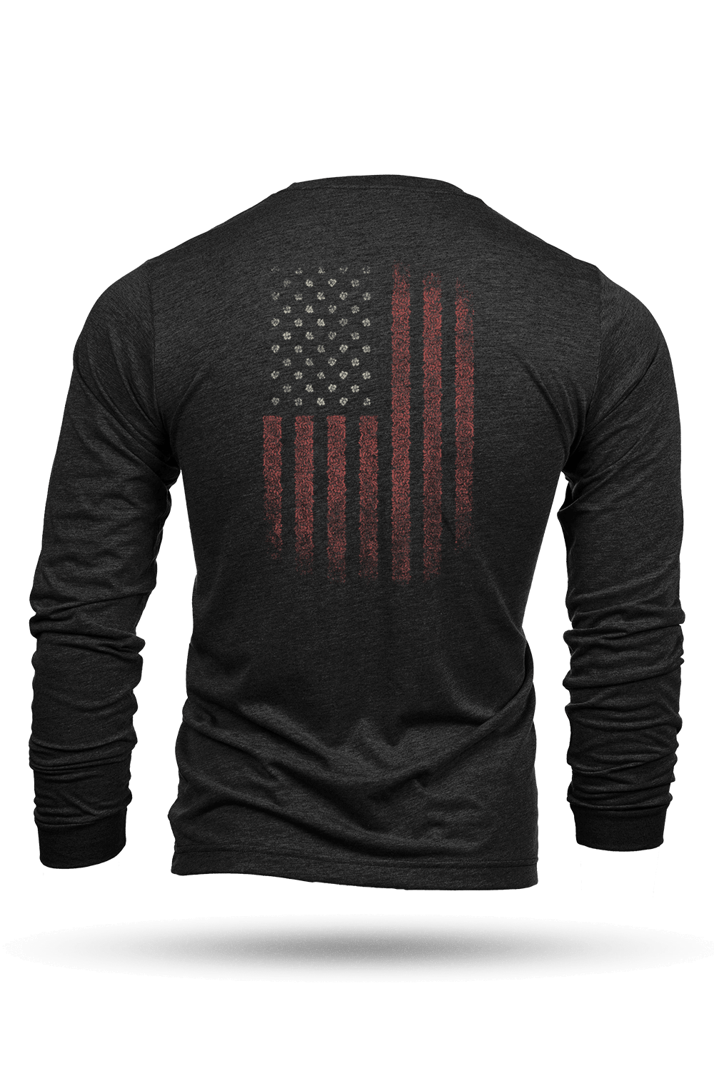 Floral Pattern Flag - Long - Sleeve Shirt