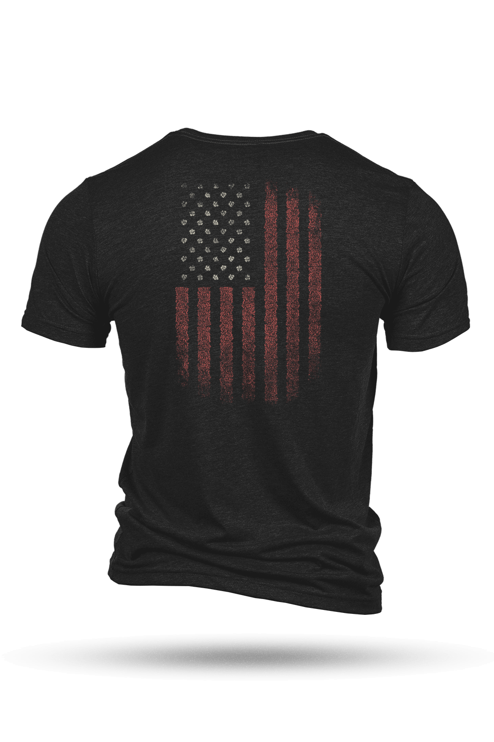 Floral Pattern Flag - T-Shirt