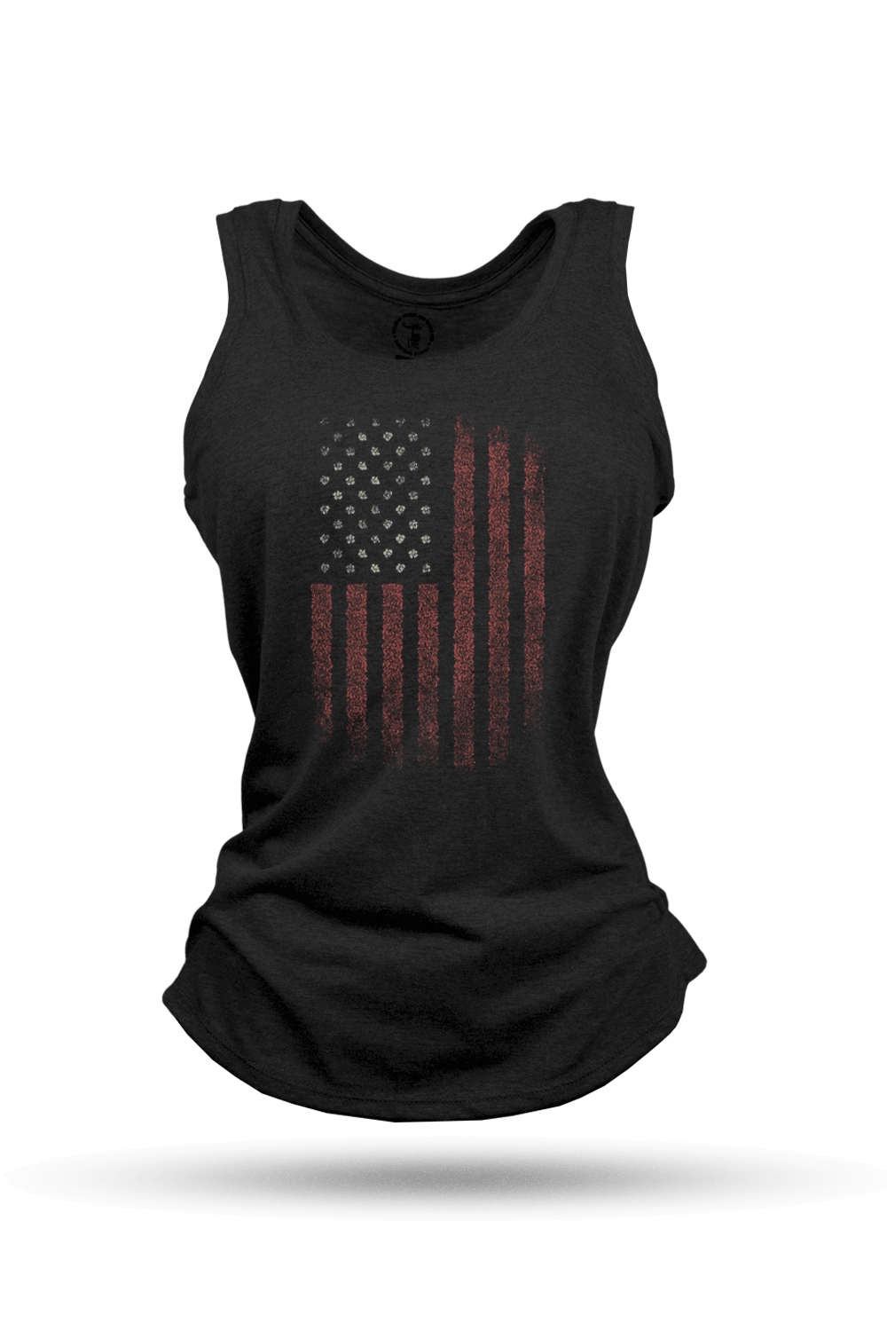 Floral Pattern Flag - Women's Racerback Tank