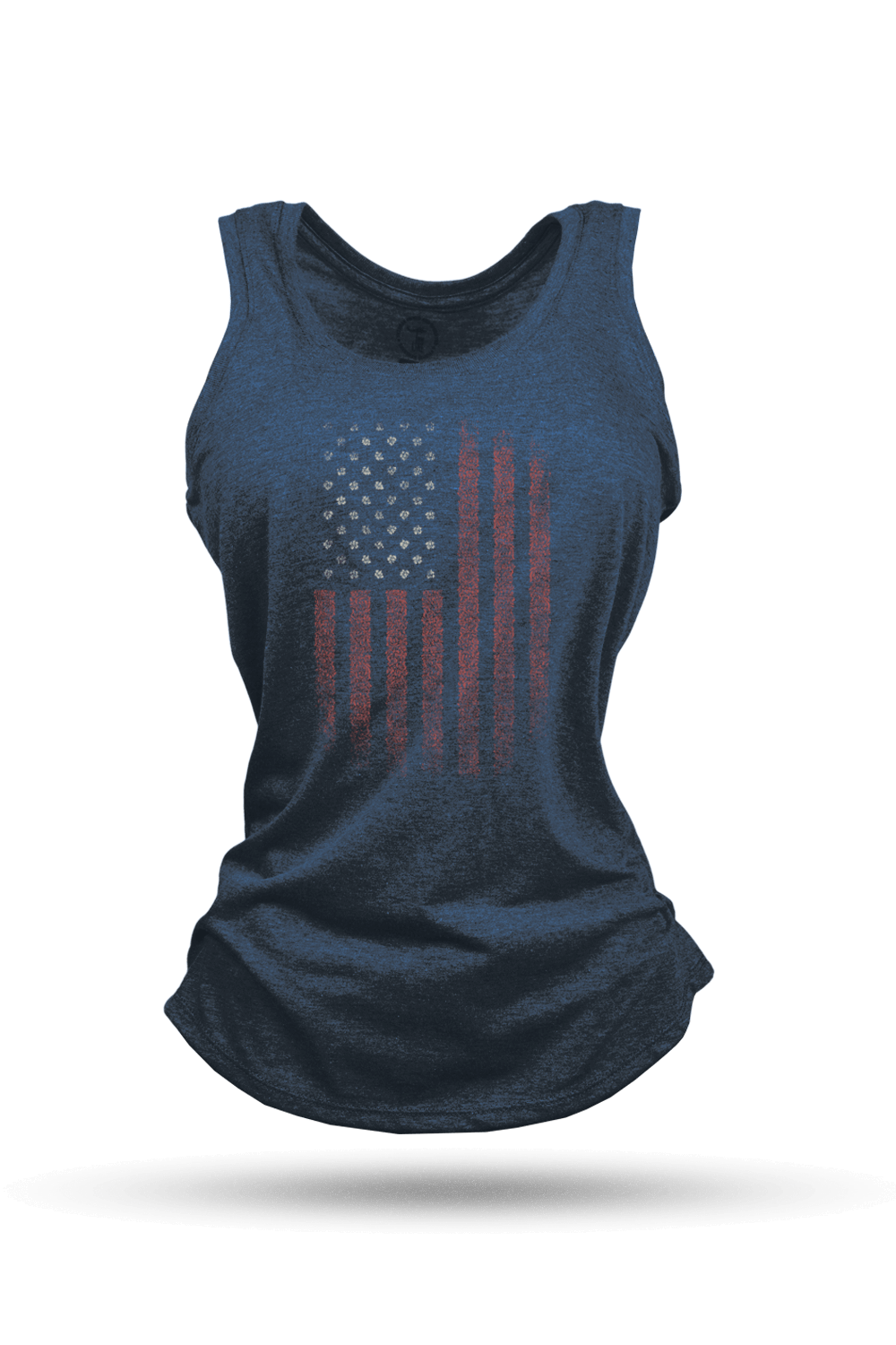 Floral Pattern Flag - Women's Racerback Tank