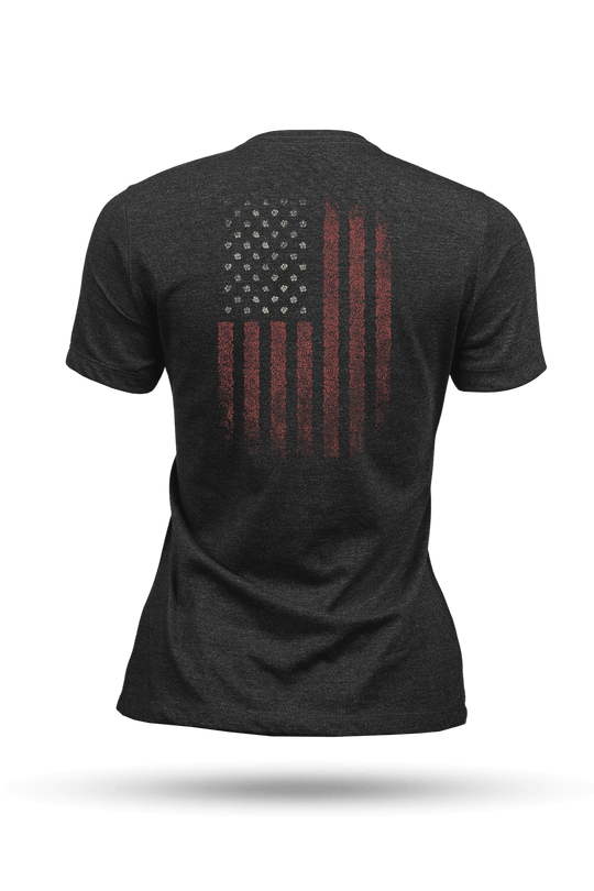 Floral Pattern Flag - Women's T-Shirt