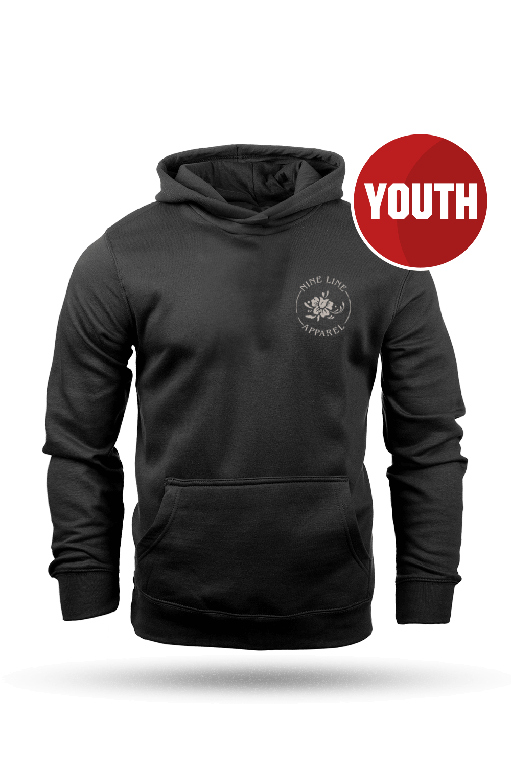 Floral Pattern Flag - Youth Hoodie