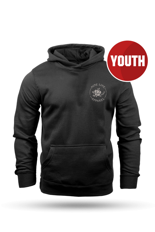 Floral Pattern Flag - Youth Hoodie