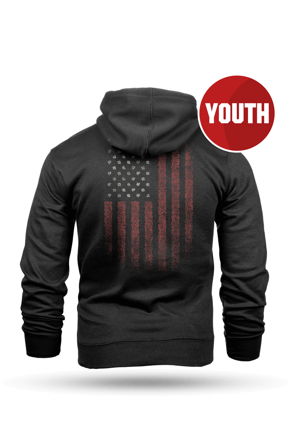 Floral Pattern Flag - Youth Hoodie