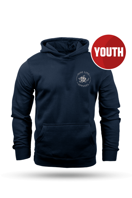 Floral Pattern Flag - Youth Hoodie