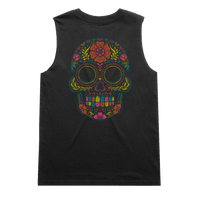 Flower Skull - Women's Muscle Tank Top