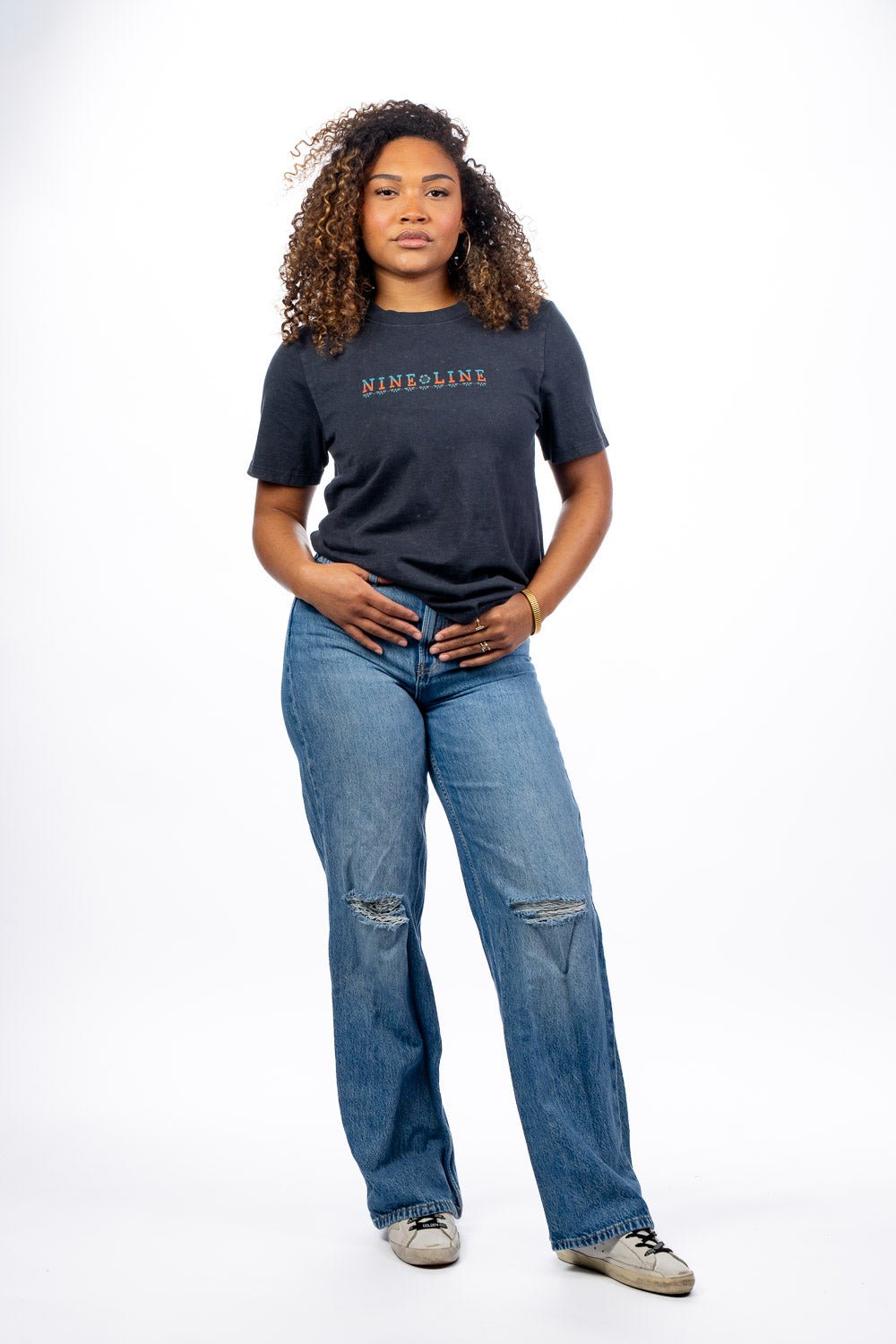 Flower Skull - Women's Relaxed Fit T-Shirt